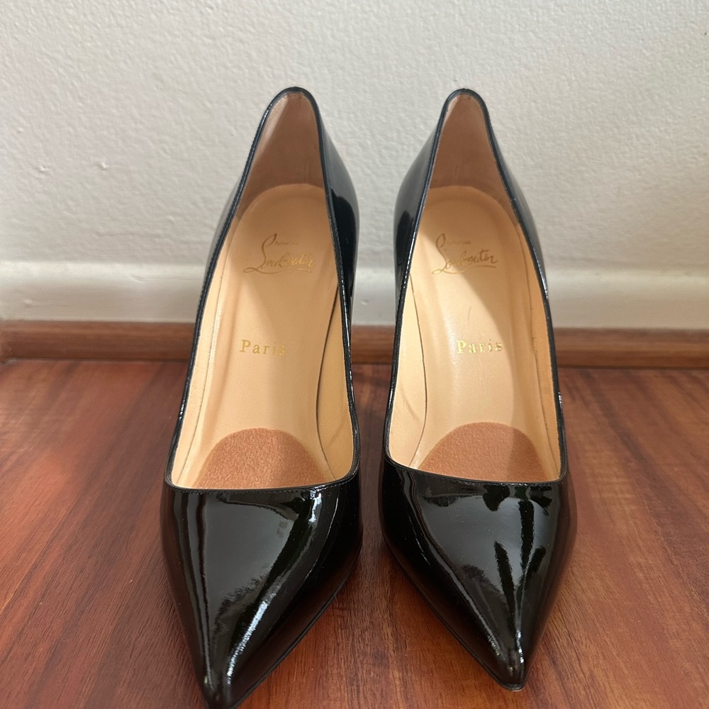 Christian Louboutin Patent Black Heels